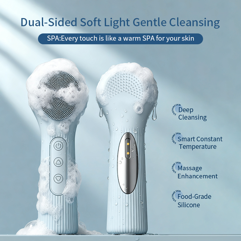 Silicone Cleansing Brush Recha - Silicone Face Scrubber Electric ulasan dan harga