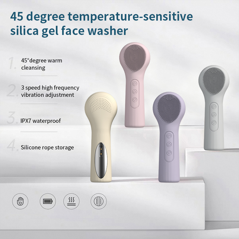 Silicone Cleansing Brush Recha - Silicone Face Scrubber Electric ulasan dan harga