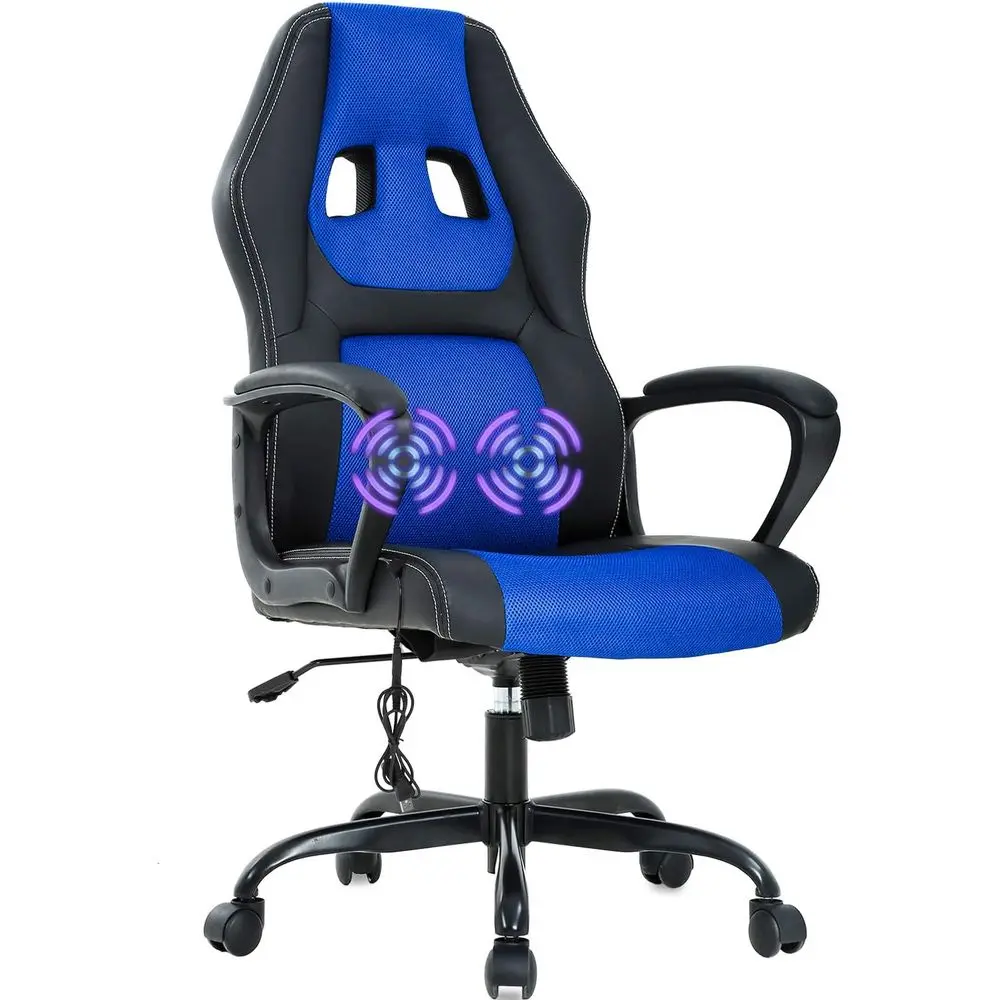 Ergonomic PU Leather Gaming Ch - Massage ulasan dan harga