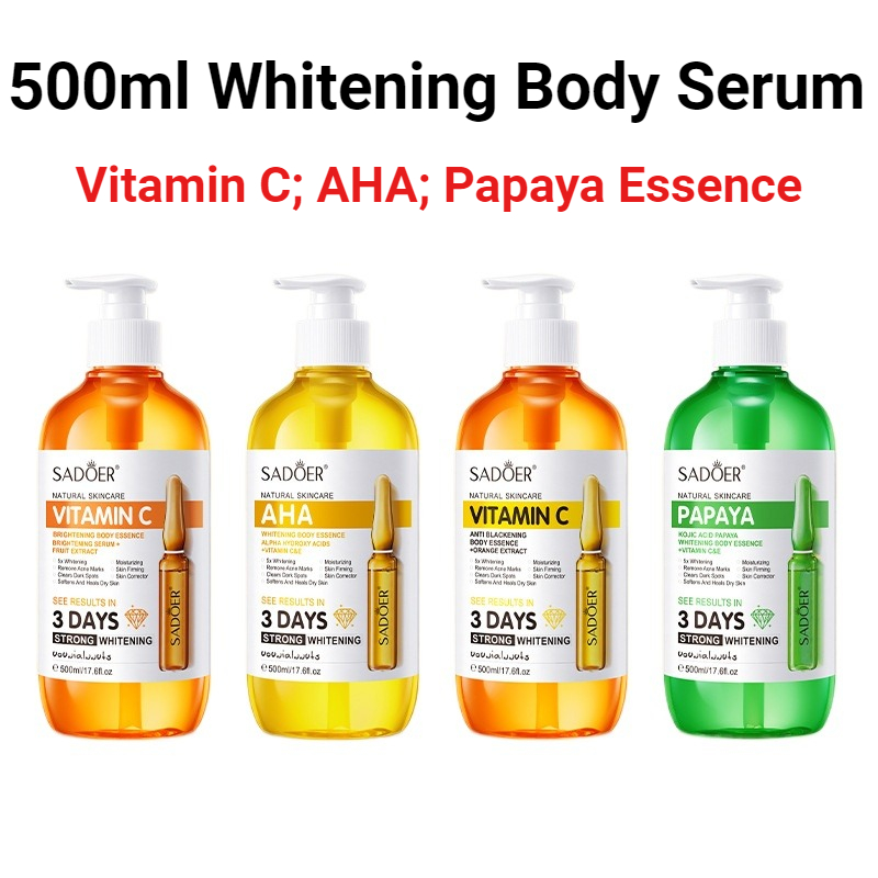 SADOER AHA Whitening Body Esse - Hyaluronic Acid Facial Serum ulasan dan harga