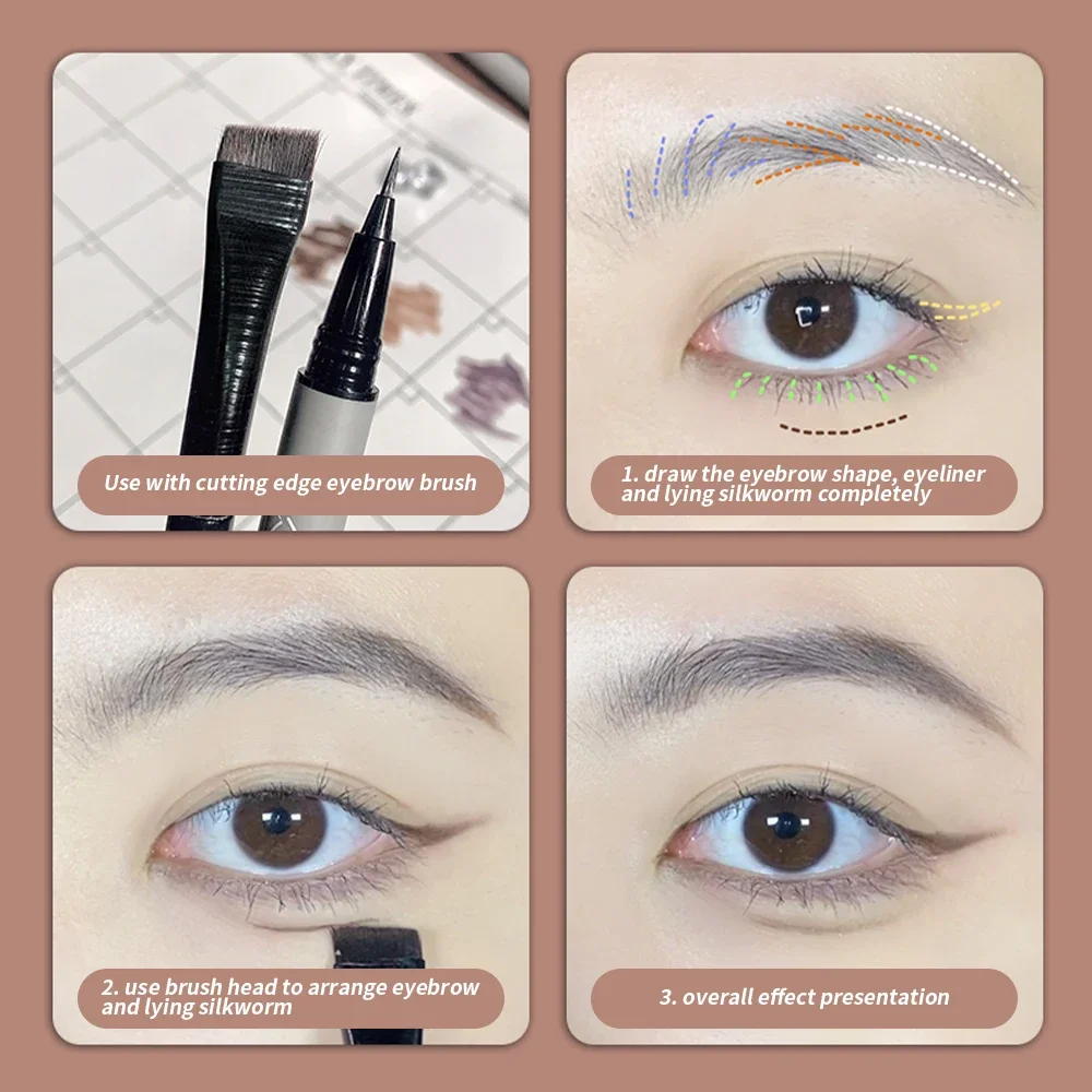 Multifunctional Liquid Eyebrow - Waterproof Liquid Eyeliner Pen ulasan dan harga