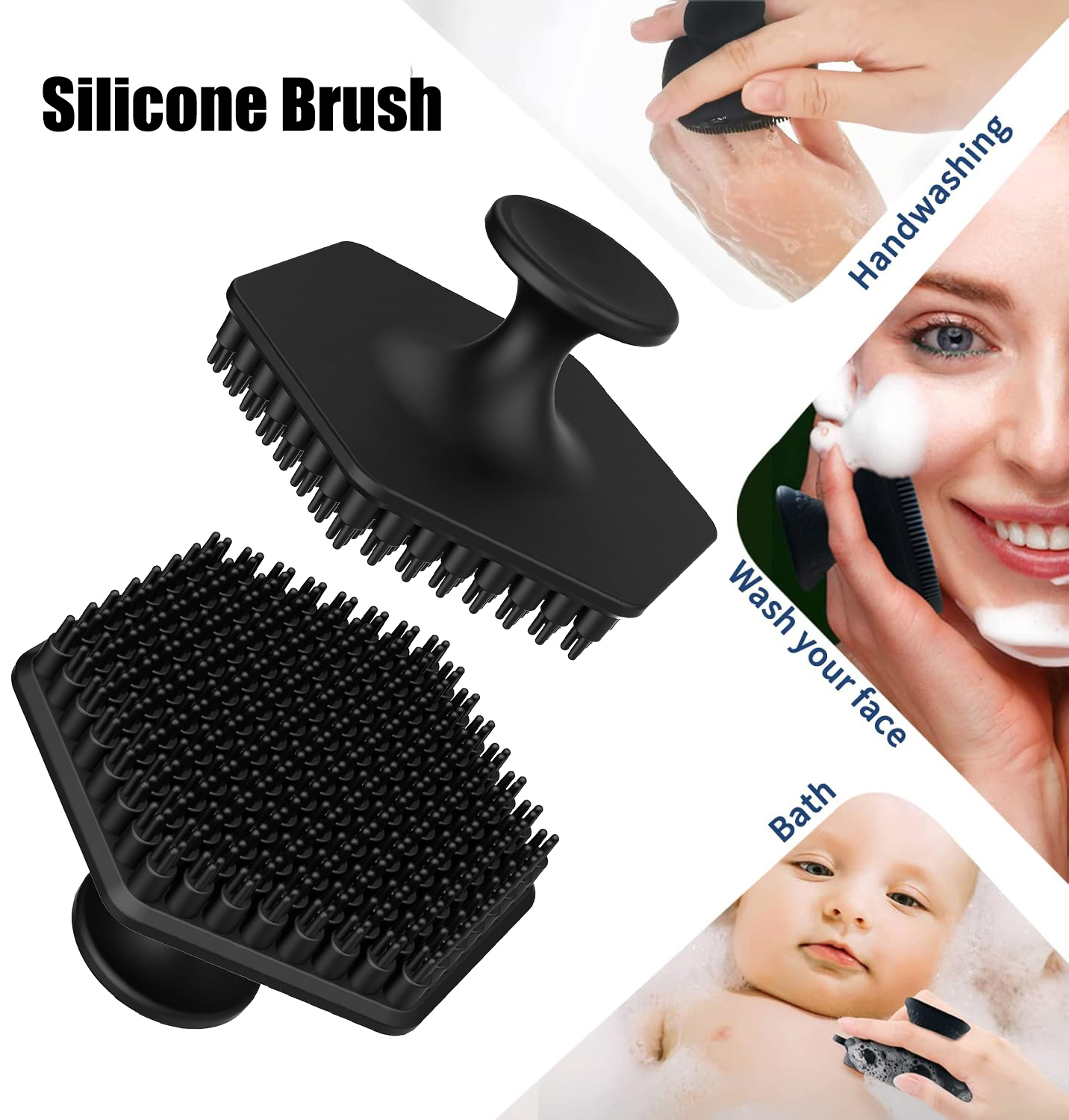 Silicone Face Scrubber for Men - Silicone Face Scrubber Electric ulasan dan harga