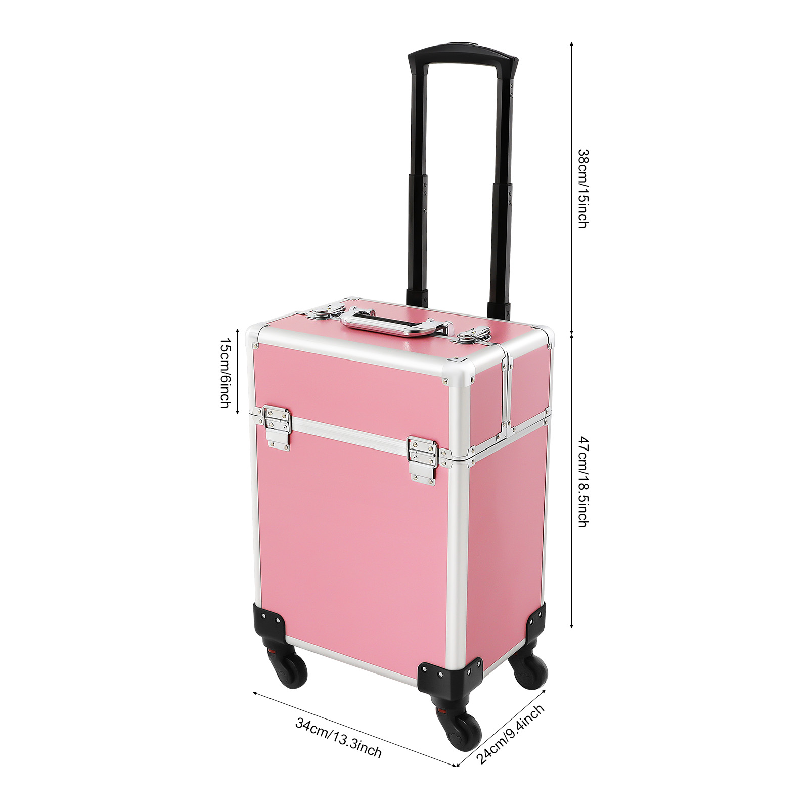 Rolling Makeup Train Case Cosm - Makeup ulasan dan harga