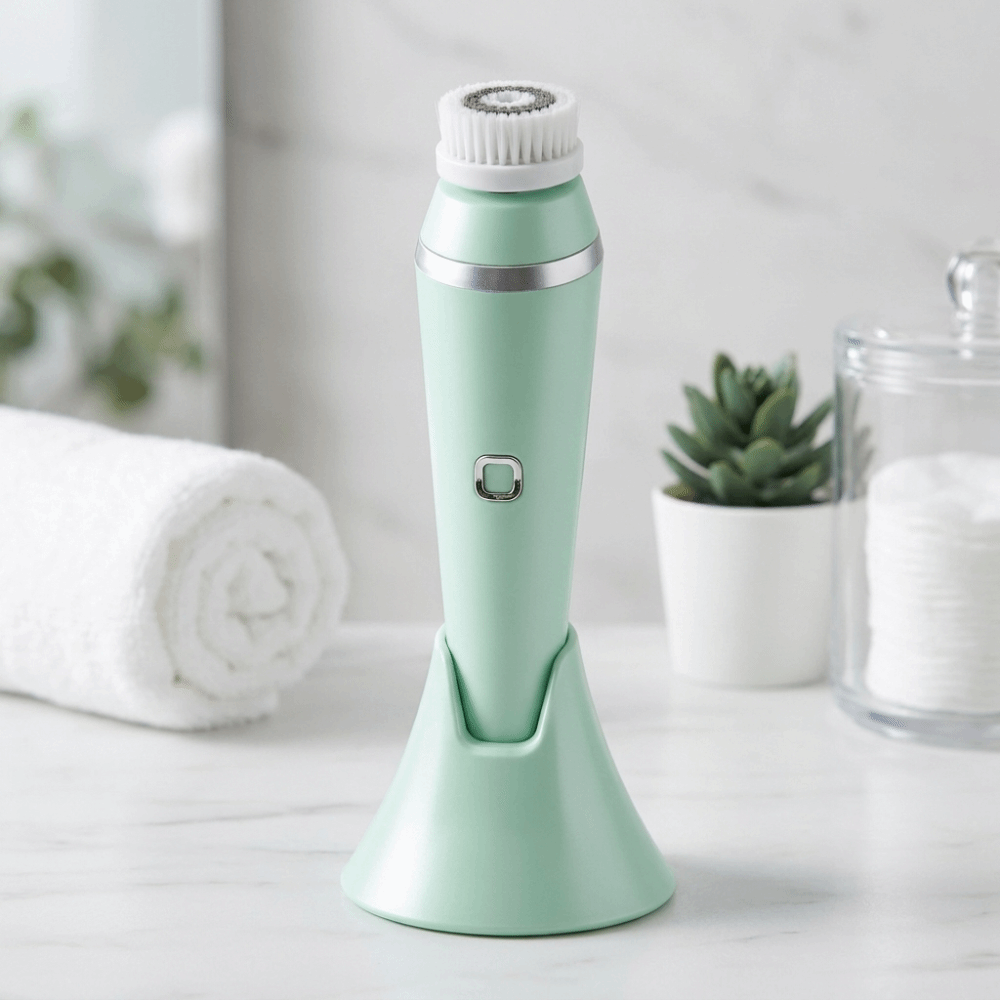 Silicone Electric Facial Clean - Silicone Face Scrubber Electric ulasan dan harga