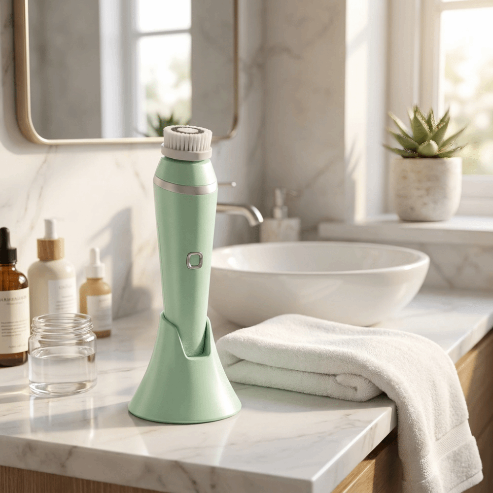 Silicone Electric Facial Clean - Silicone Face Scrubber Electric ulasan dan harga