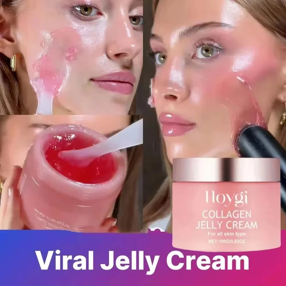 100g Jelly Face Cream Collagen - Niacinamide Pore Shrinking Essence ulasan dan harga