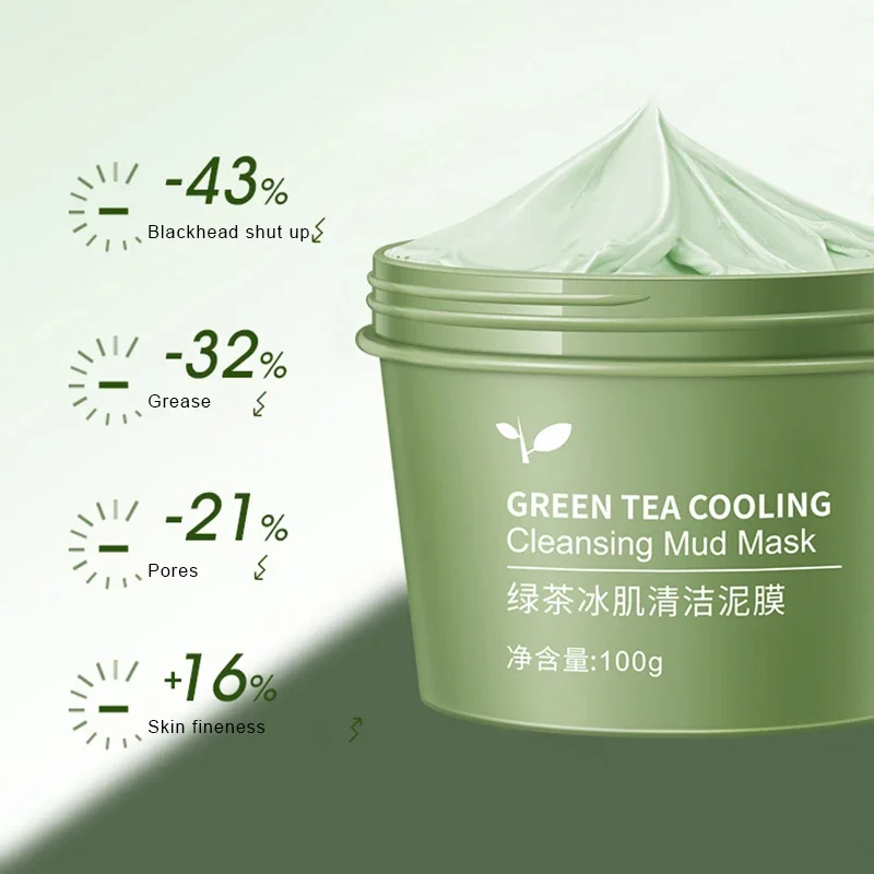 Green Tea Clay Mask Deep Clean - Green Tea Cleansing Clay Mask ulasan dan harga