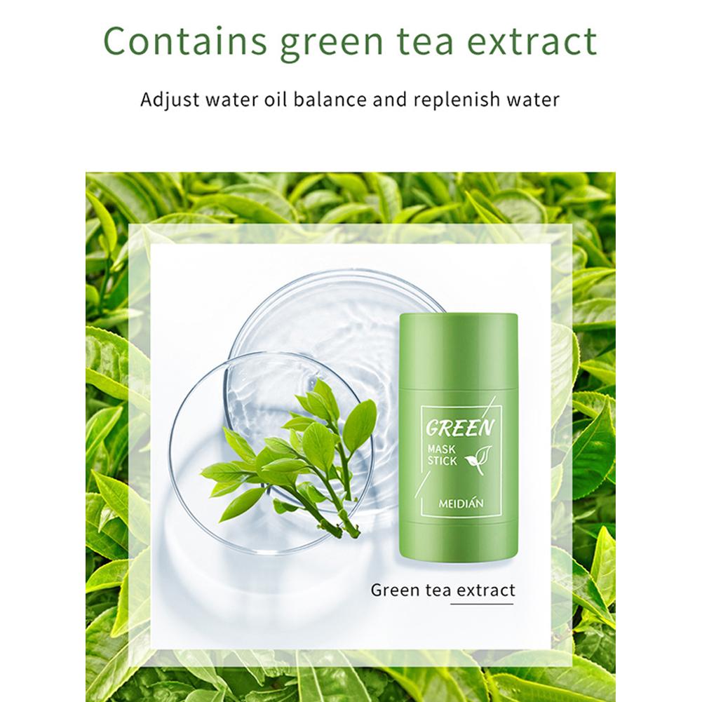 Solid Green Tea Facial Mask St - Green Tea Cleansing Clay Mask ulasan dan harga