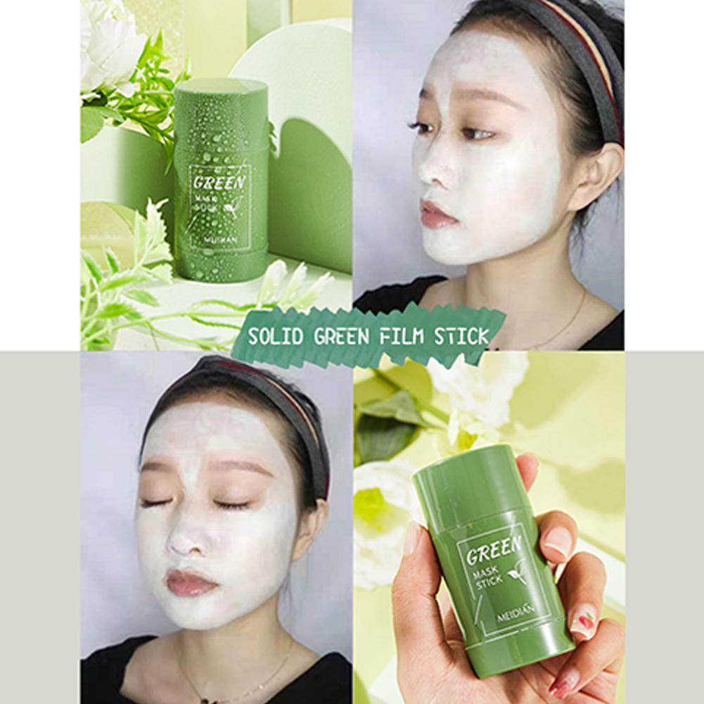 Solid Green Tea Facial Mask St - Green Tea Cleansing Clay Mask ulasan dan harga
