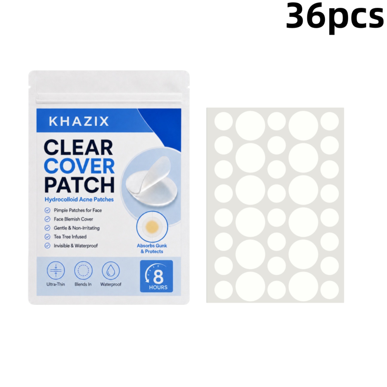 36pcs Transparent Pimple Patch - Hydrocolloid Pimple Patch ulasan dan harga