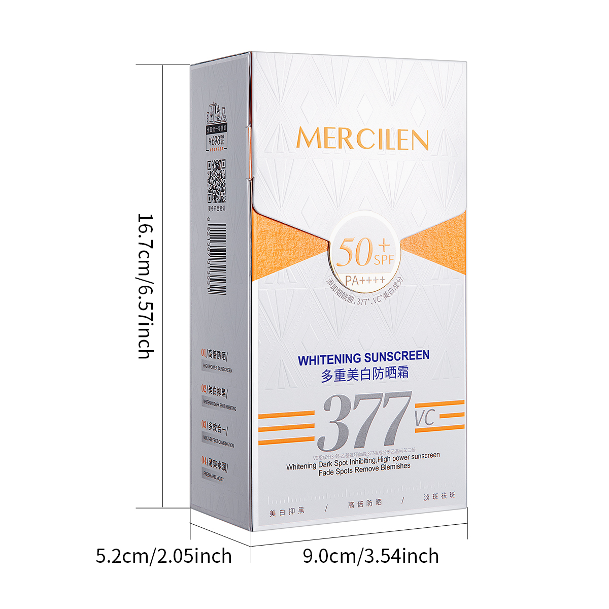 Mercilen Sunscreen 30g, Spf50+ - Spf 50 Waterproof Sunscreen ulasan dan harga