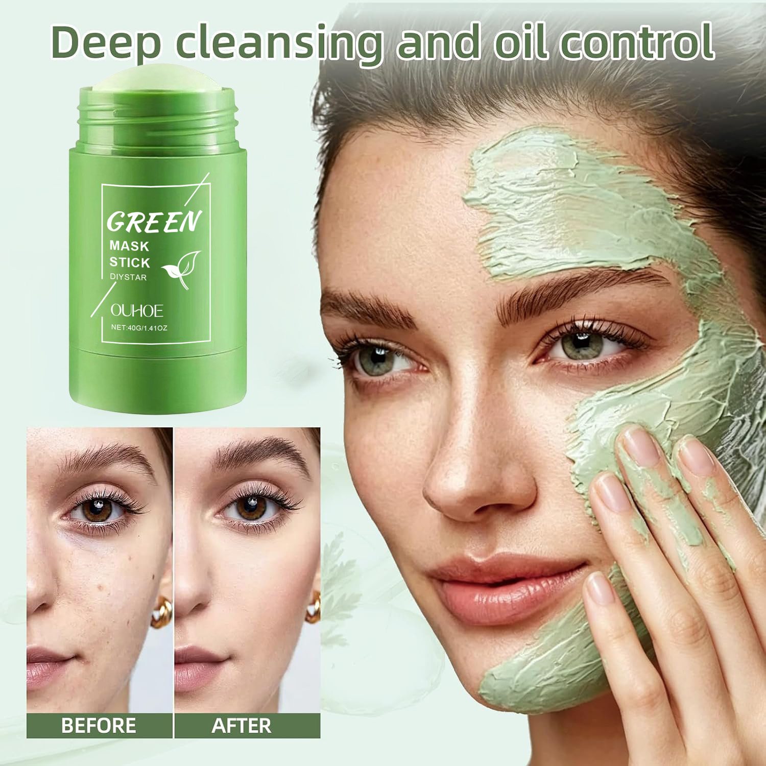 Alaska Volcano & Green Tea Dee - Green Tea Cleansing Clay Mask ulasan dan harga