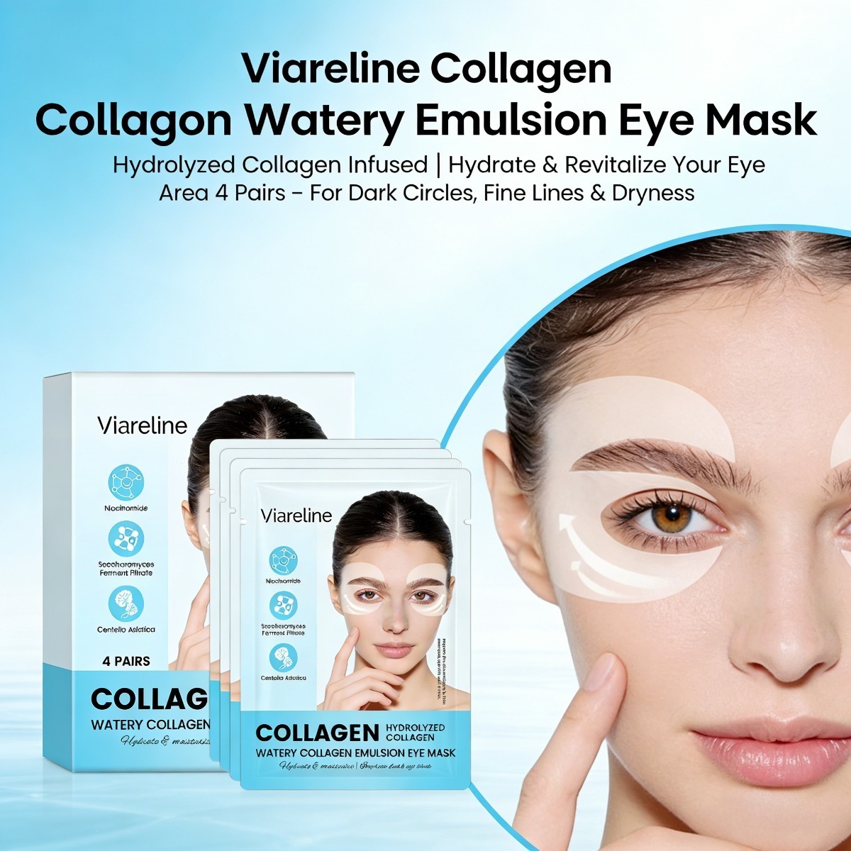 Collagen Eye Patches Reduce Fi - Collagen Under Eye Patches ulasan dan harga