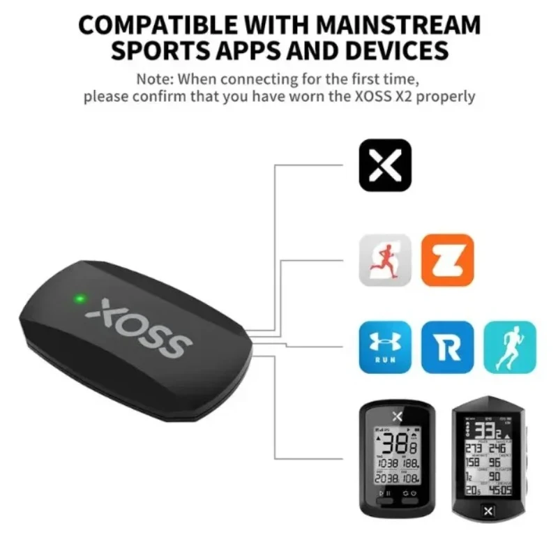 XOSS X2 Chest Strap Heart Sens - Health Monitors ulasan dan harga