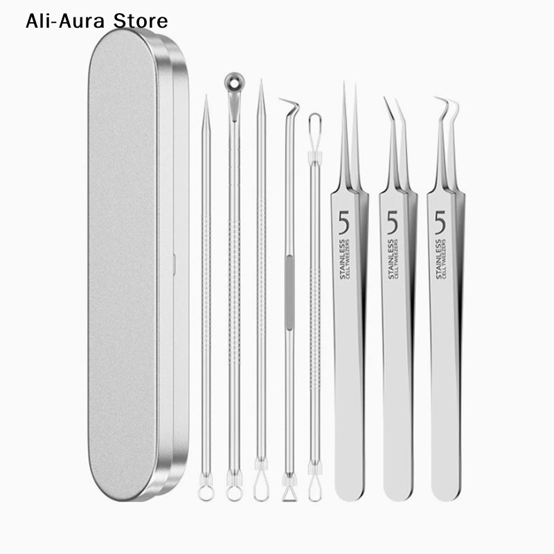 7/8Pcs Blackhead Remover Kit P - Skincare ulasan dan harga