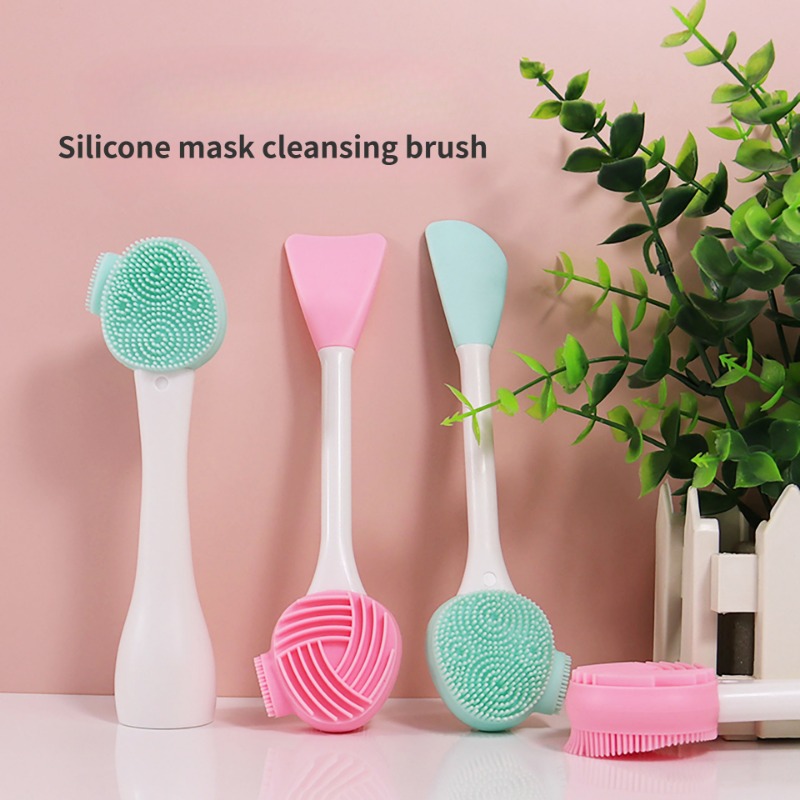 1PC Multi-purpose Cleansing Br - Silicone Face Scrubber Electric ulasan dan harga