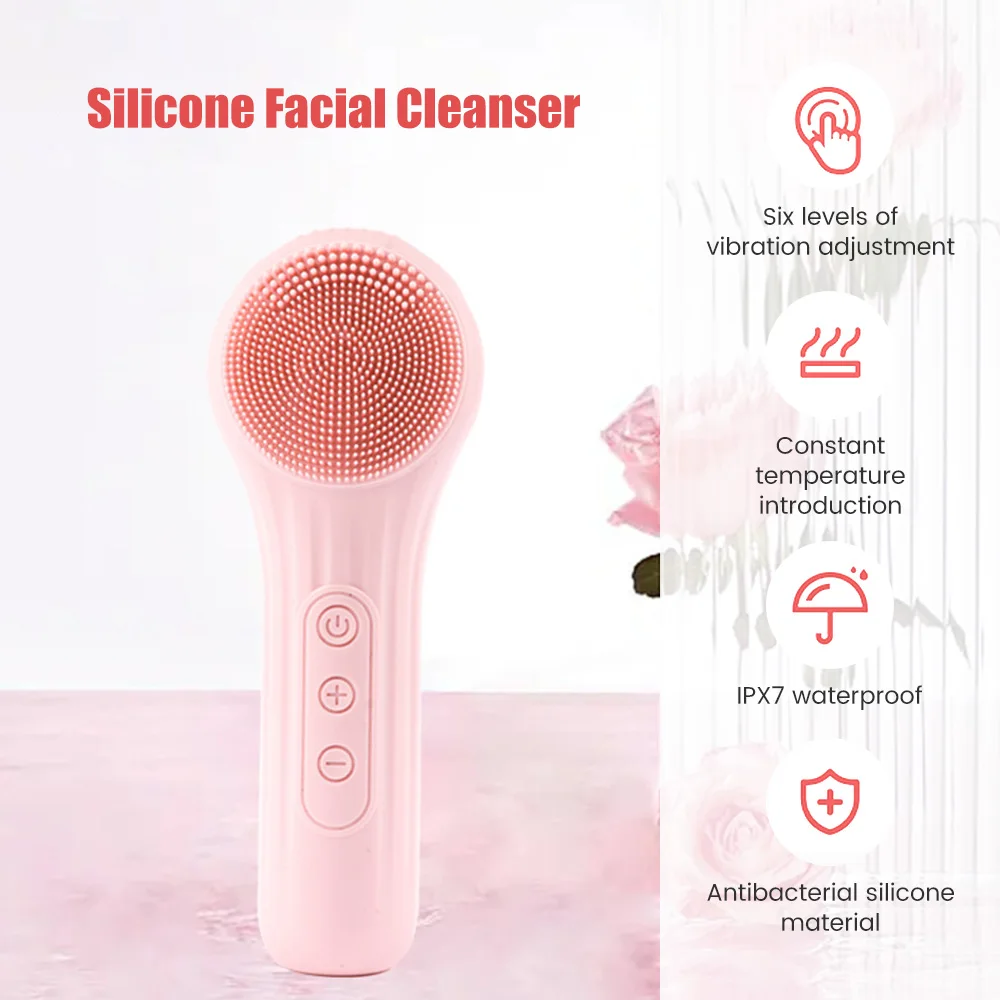 Sonic Silicone Facial Brush Cl - Silicone Face Scrubber Electric ulasan dan harga