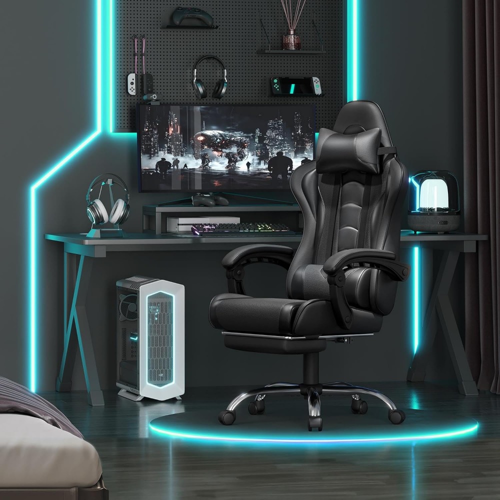 Comfortable PU Leather Gaming  - Massage ulasan dan harga