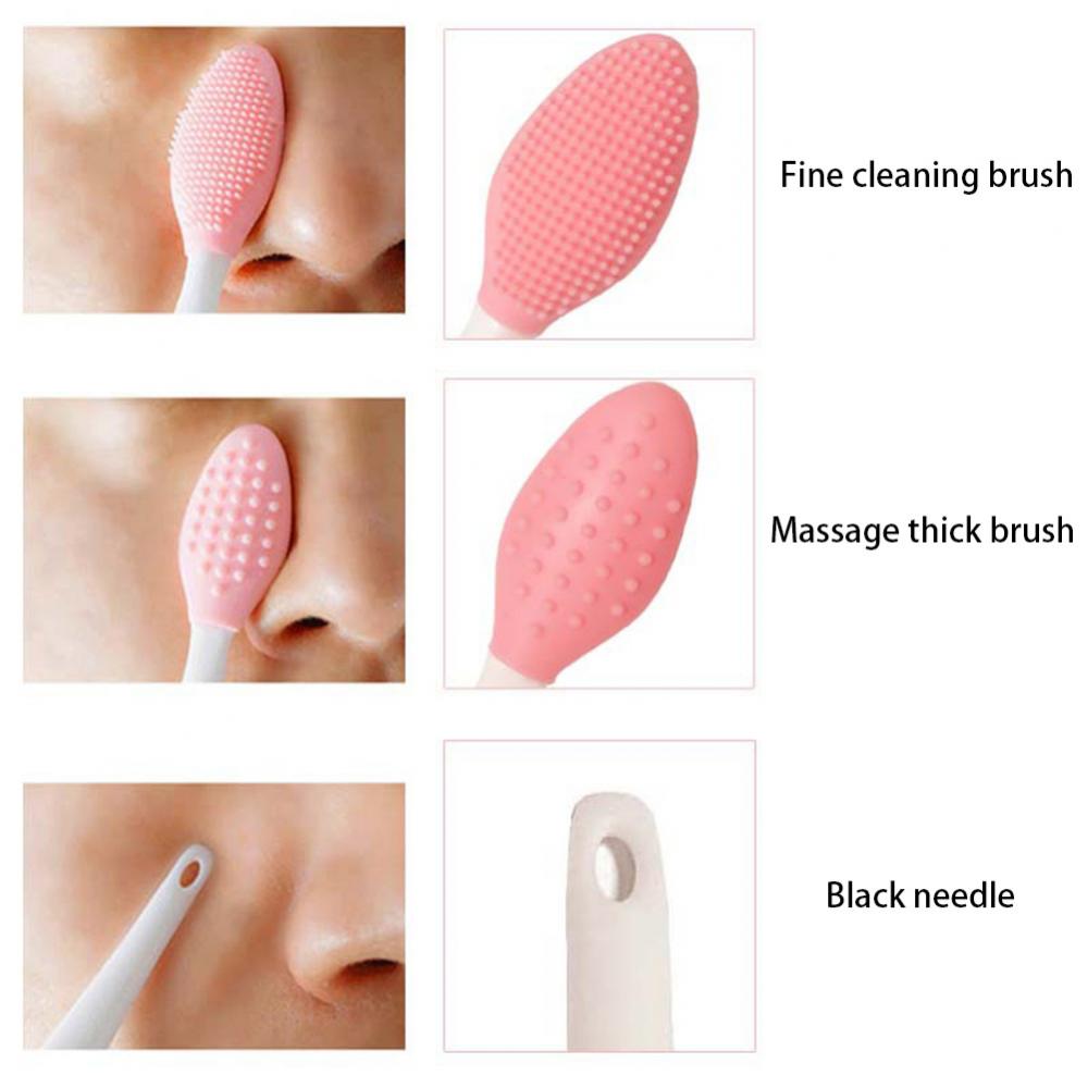 1PC/4PCS  Beauty Skin Care Was - Silicone Face Scrubber Electric ulasan dan harga