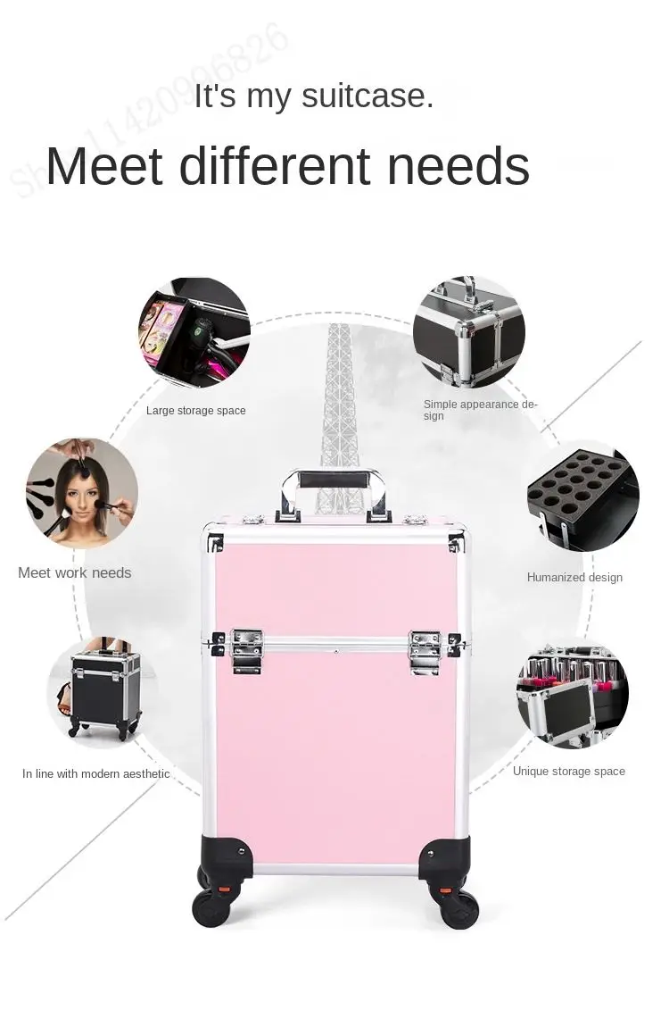Large-capacity Professional Ma - Makeup ulasan dan harga