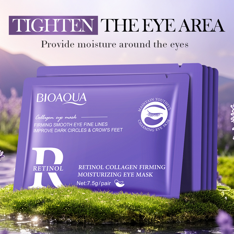 BIOAQUA Retinol Crystal Collag - Collagen Under Eye Patches ulasan dan harga