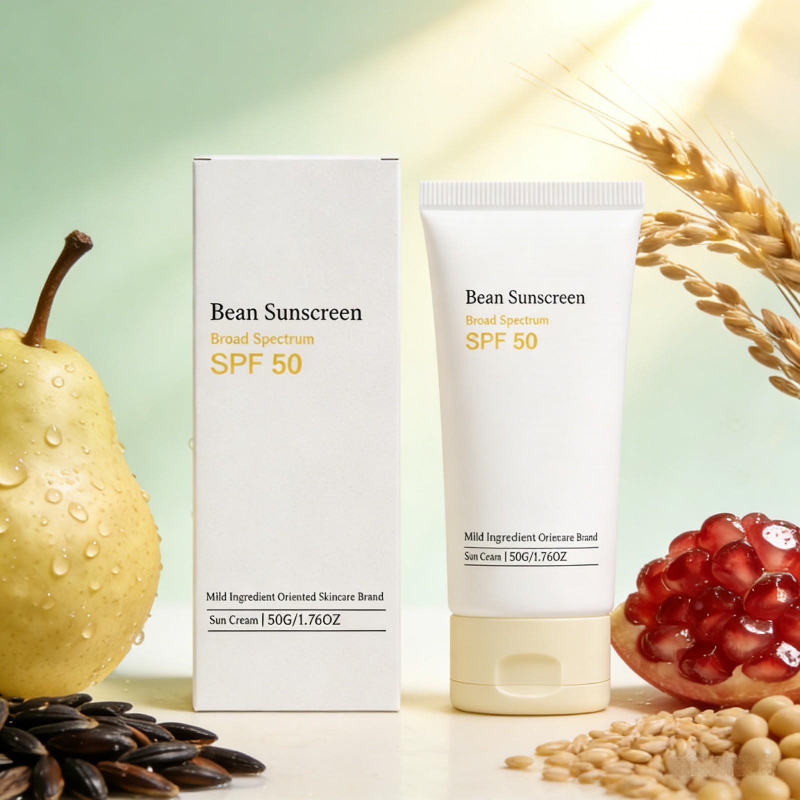 Bean Korean Sunscreen Spf 50 A - Spf 50 Waterproof Sunscreen ulasan dan harga