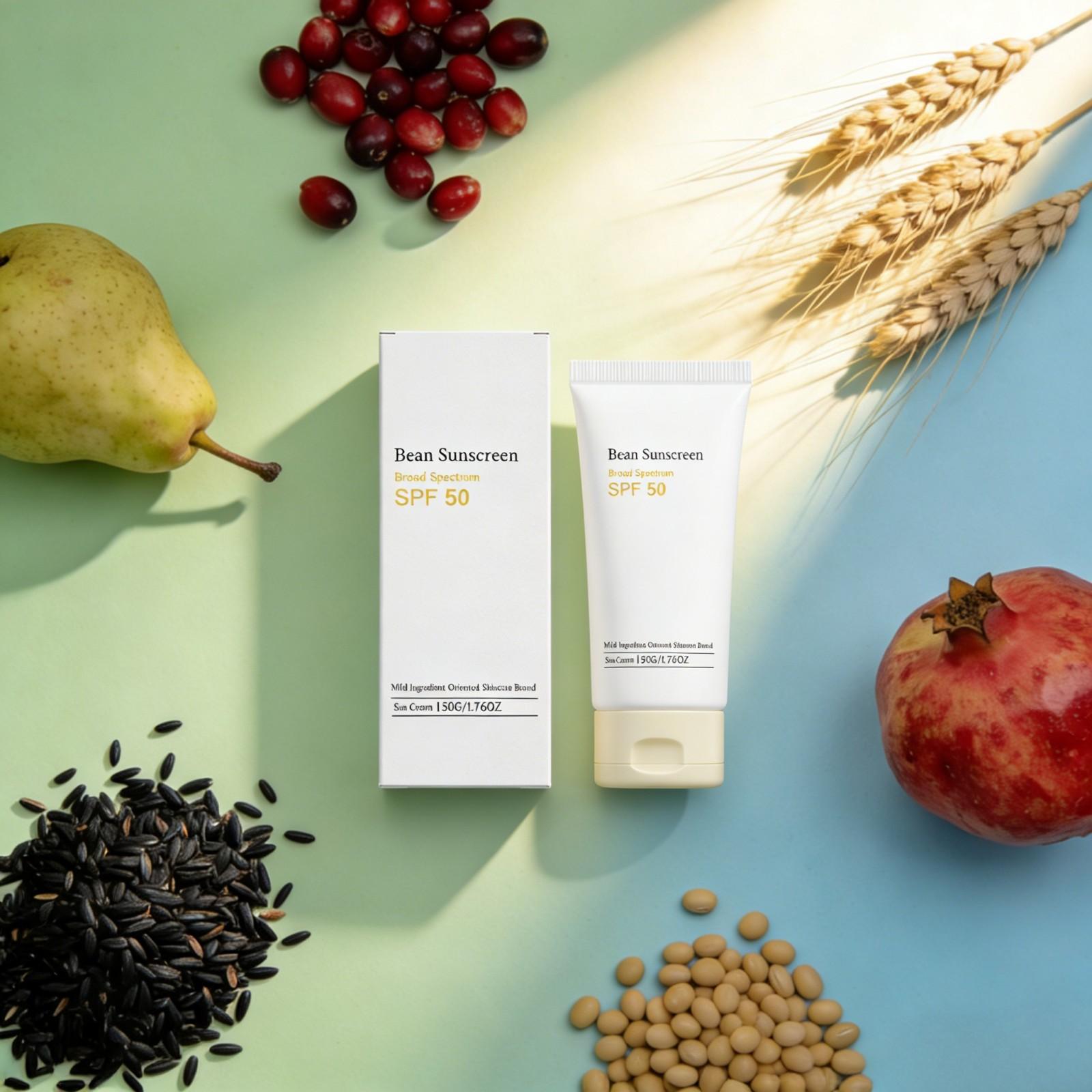 Bean Korean Sunscreen Spf 50 A - Spf 50 Waterproof Sunscreen ulasan dan harga