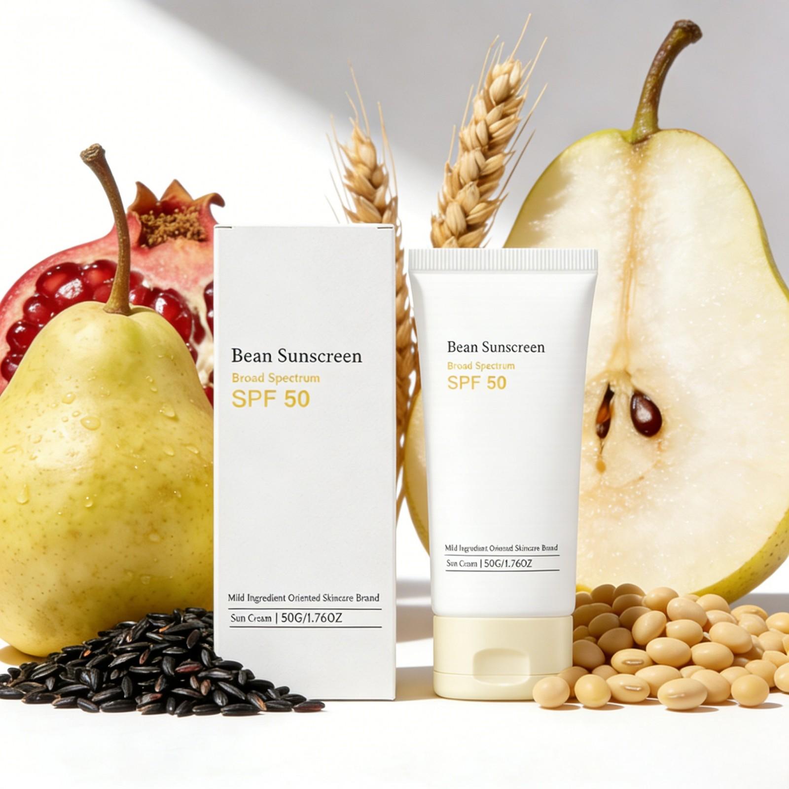 Bean Korean Sunscreen Spf 50 A - Spf 50 Waterproof Sunscreen ulasan dan harga