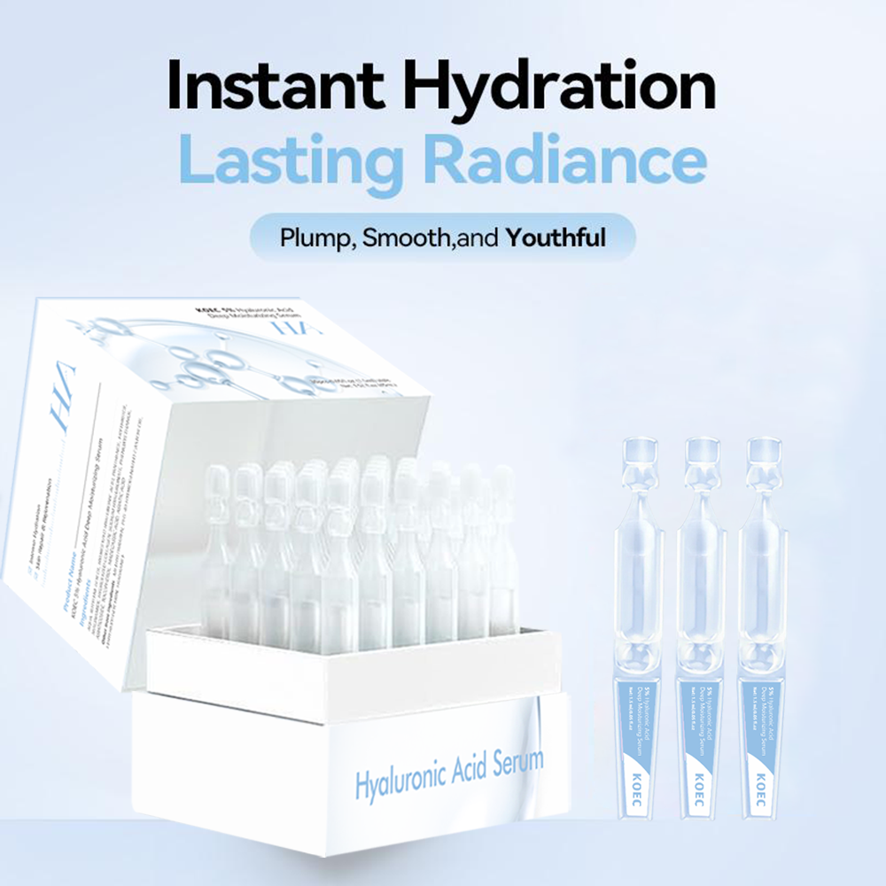 30PCs KOEC 5% Hyaluronic Acid  - Hyaluronic Acid Facial Serum ulasan dan harga