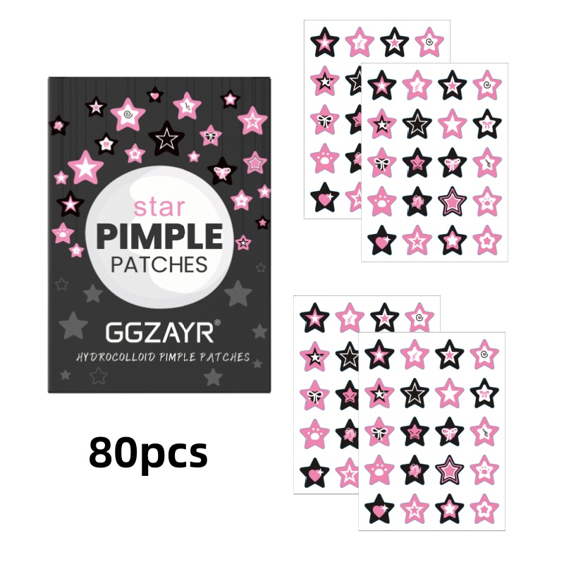 80/160pcs Star Acne Patch Set  - Skincare ulasan dan harga