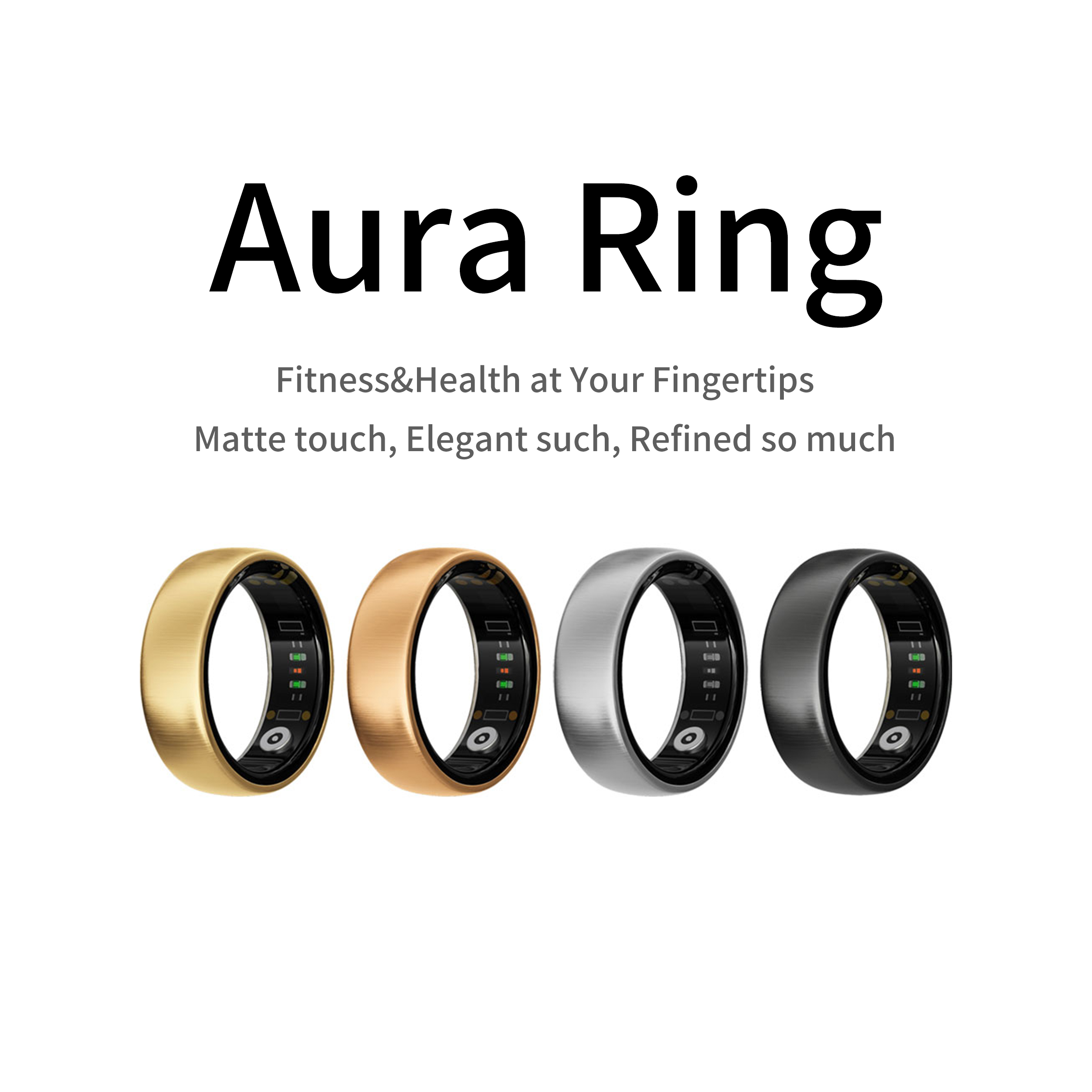 AURA Matt Smart Ring Fitness S - Health Monitors ulasan dan harga