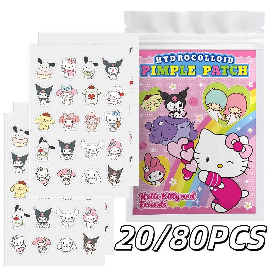 20/80PCS Sanrio Hello kitty Ca - Hydrocolloid Pimple Patch ulasan dan harga
