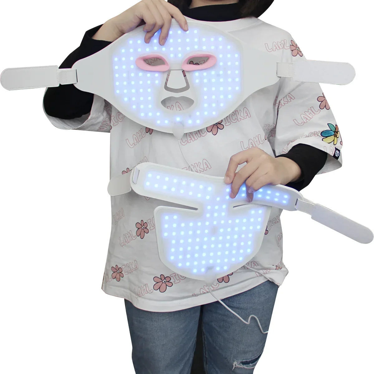 Ideatherapy Red Therapy  Silic - Led Light Therapy Face Mask ulasan dan harga
