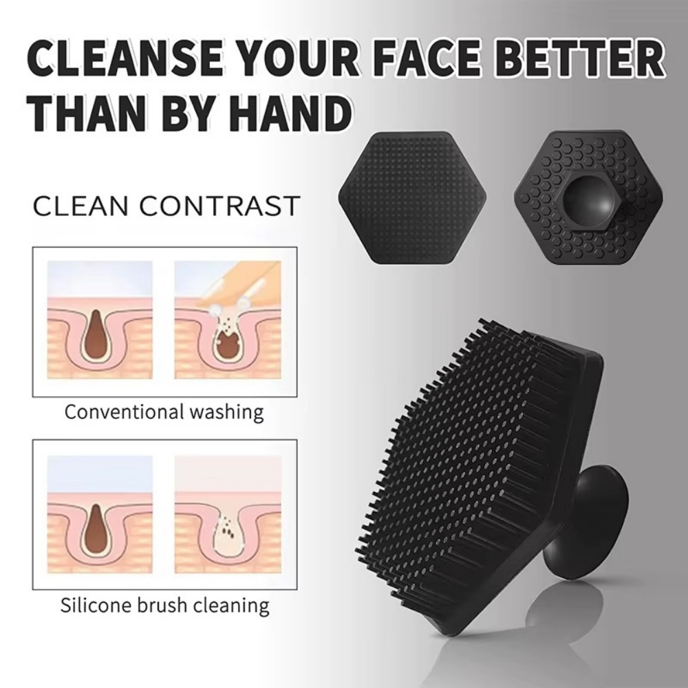 Mini Manual Facial Cleansing B - Silicone Face Scrubber Electric ulasan dan harga