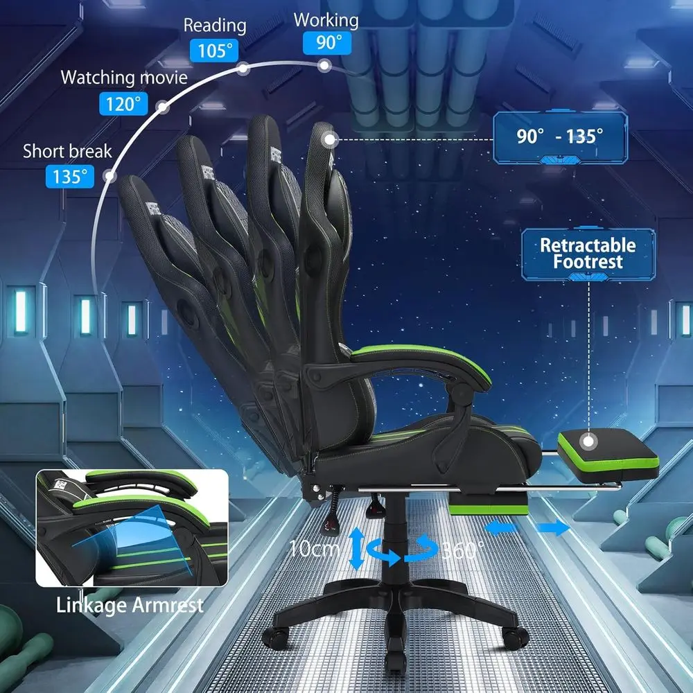 Ergonomic Massage Gaming Chair - Massage ulasan dan harga