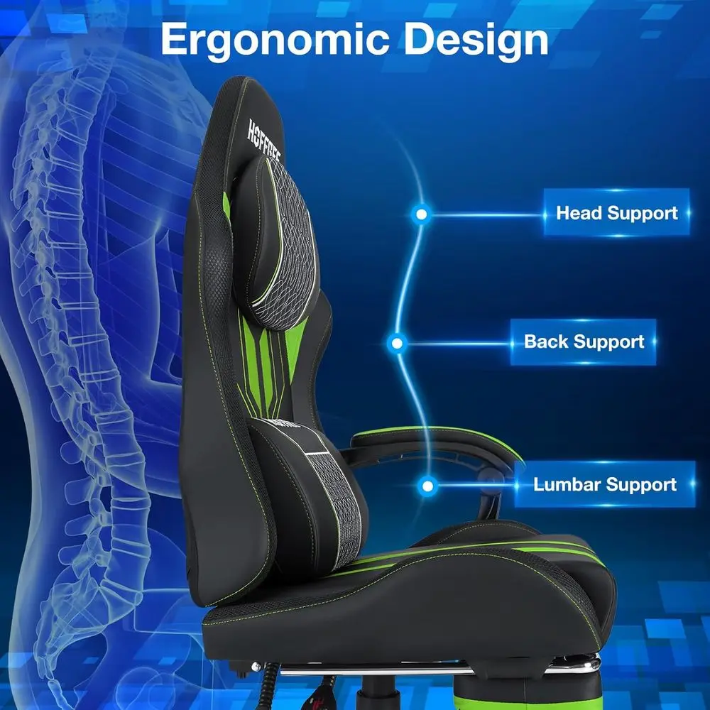 Ergonomic Massage Gaming Chair - Massage ulasan dan harga