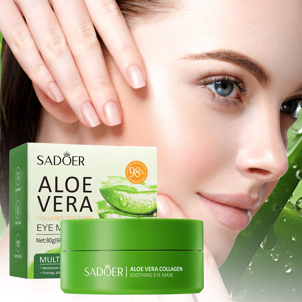 SADOER Aloe Vera Collagen Soot - Collagen Under Eye Patches ulasan dan harga