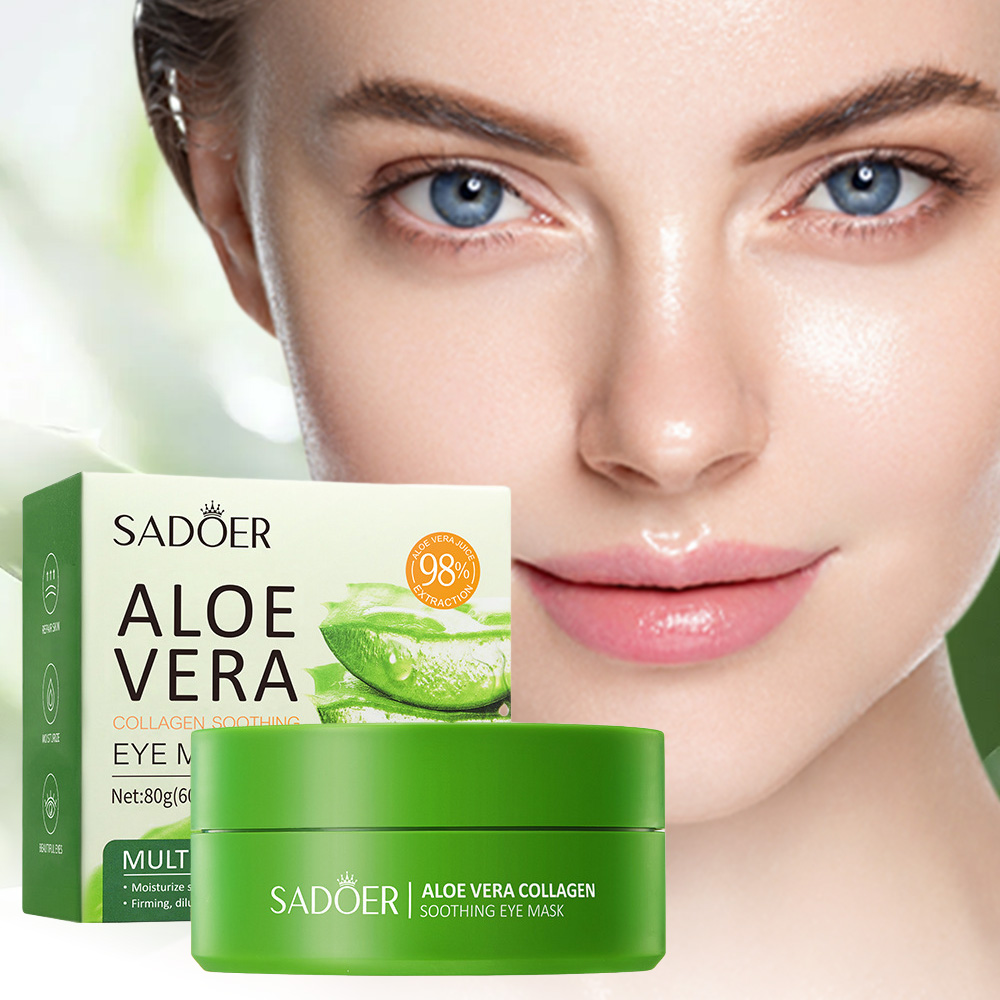 SADOER Aloe Vera Collagen Soot - Collagen Under Eye Patches ulasan dan harga