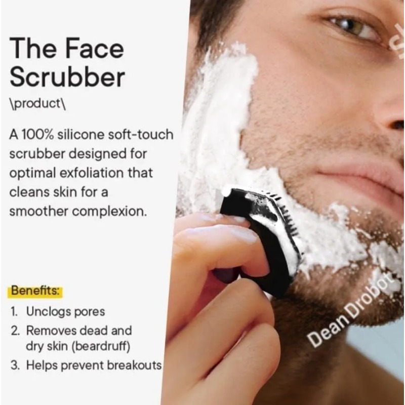 1 Silicone Facial Cleaning Bru - Silicone Face Scrubber Electric ulasan dan harga