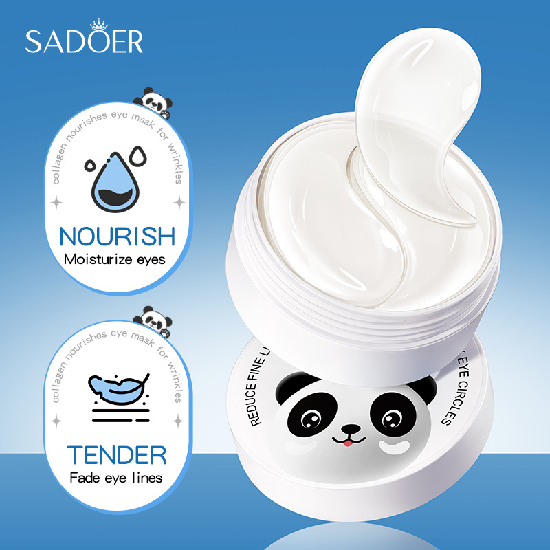 60pcs SADOER Crystal Collagen  - Collagen Under Eye Patches ulasan dan harga
