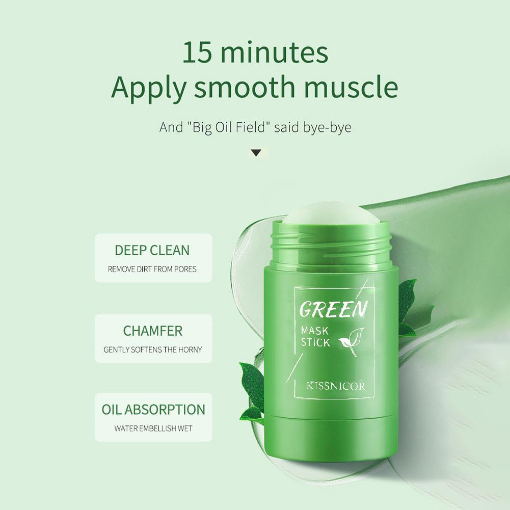 Green Tea Mask Stick for Face, - Green Tea Cleansing Clay Mask ulasan dan harga