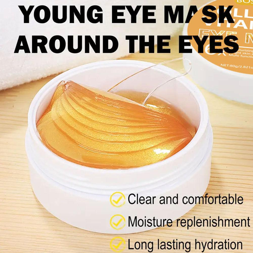 Collagen Vitamin Eye Mask 60pc - Collagen Under Eye Patches ulasan dan harga