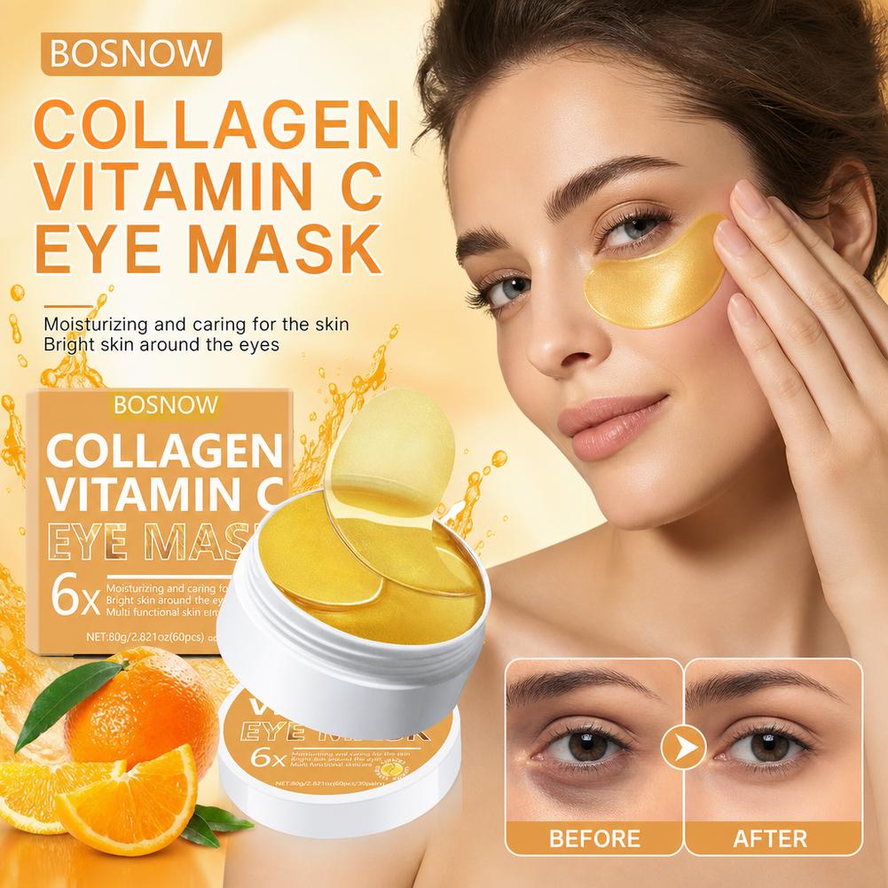 Collagen Vitamin Eye Mask 60pc - Collagen Under Eye Patches ulasan dan harga