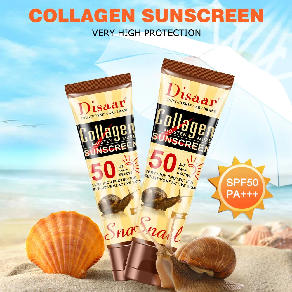 Disaar Bone Collagen Sunscreen - Spf 50 Waterproof Sunscreen ulasan dan harga