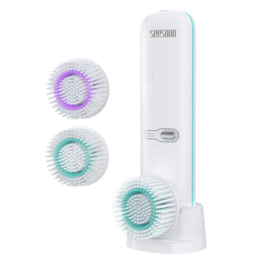 Facial Cleansing Brush,  Face  - Silicone Face Scrubber Electric ulasan dan harga