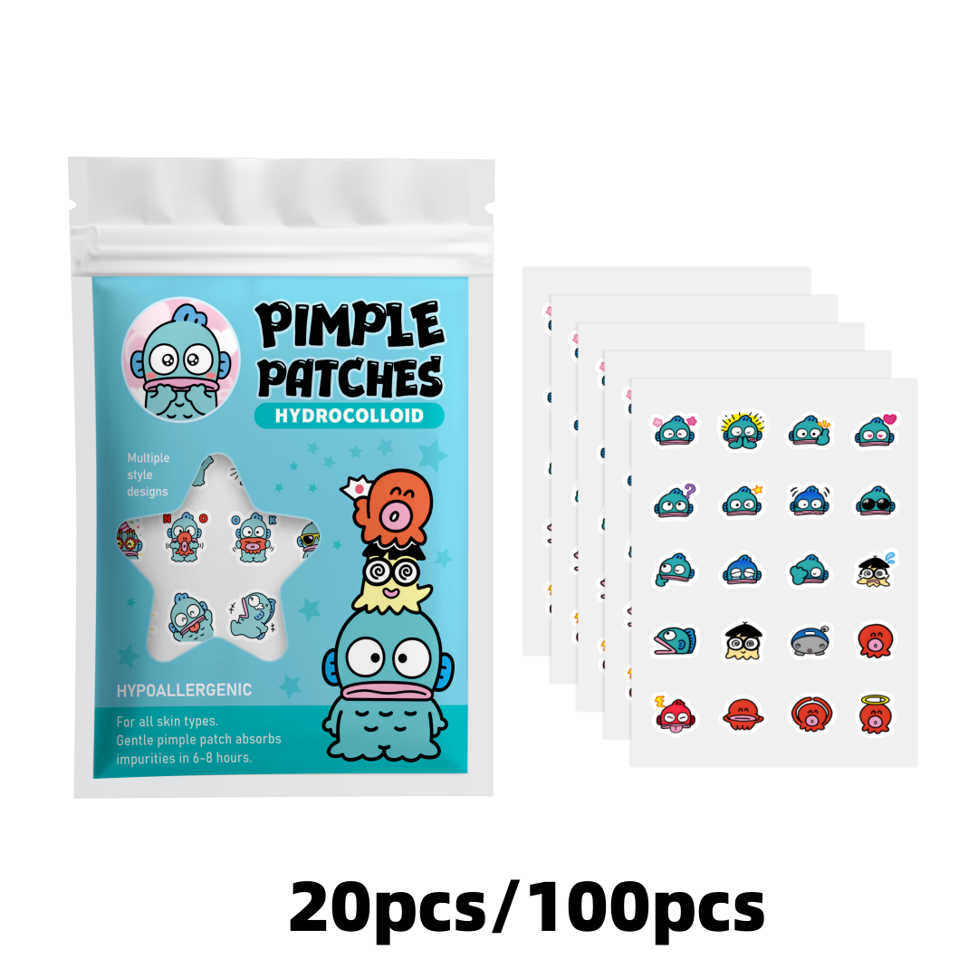 100/20PCS Cute Clownfish Hydro - Hydrocolloid Pimple Patch ulasan dan harga