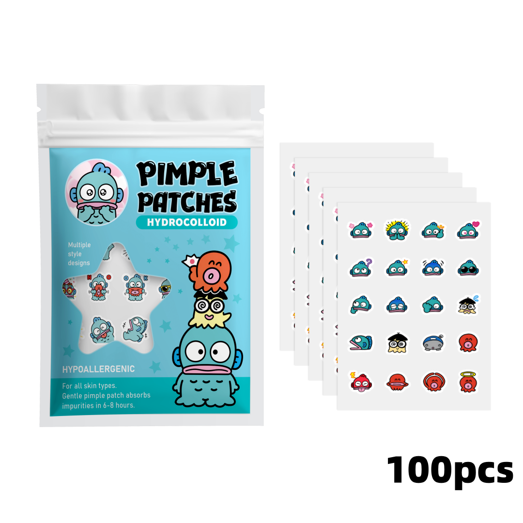 100/20PCS Cute Clownfish Hydro - Hydrocolloid Pimple Patch ulasan dan harga