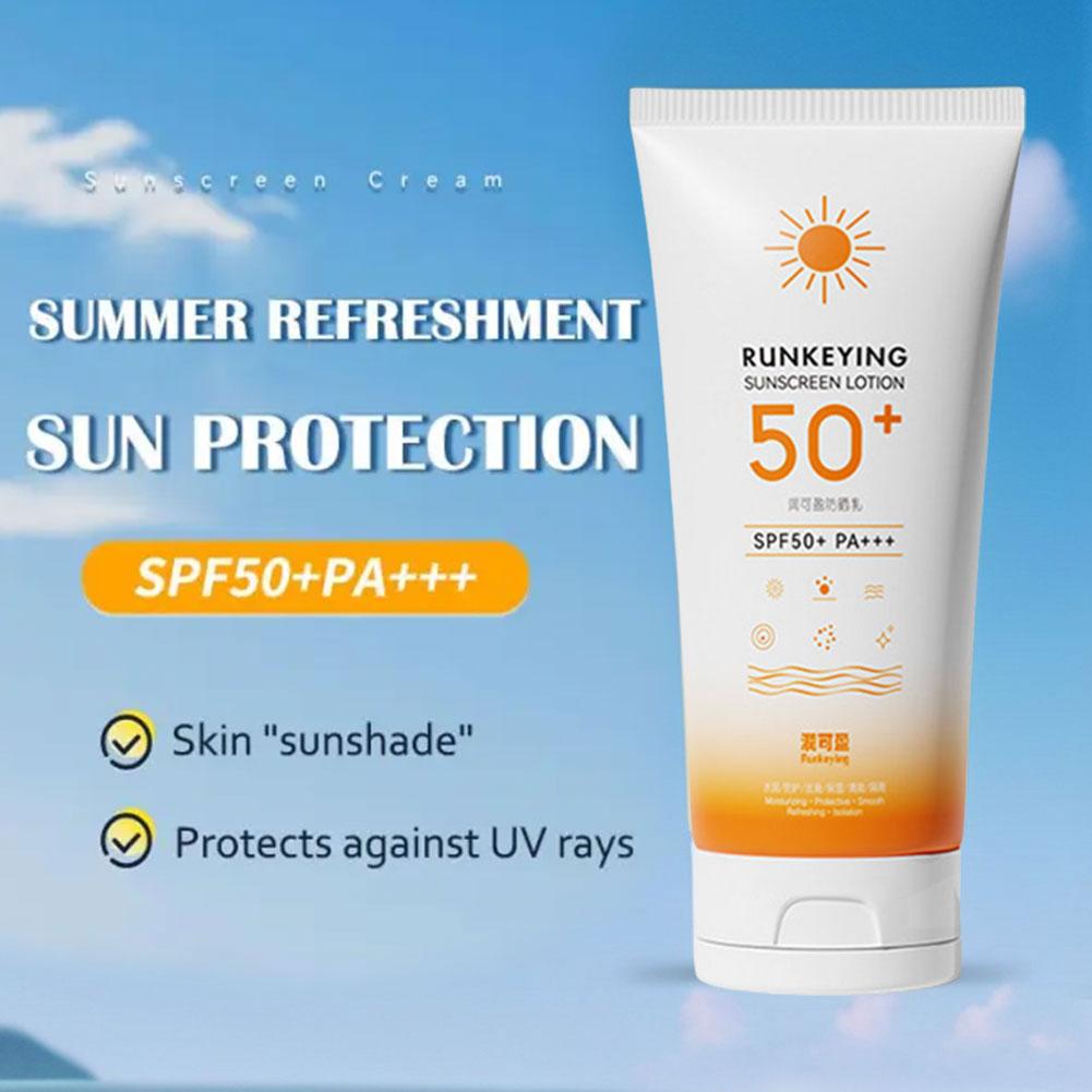 50g Facial Sunscreen SPF50+ So - Spf 50 Waterproof Sunscreen ulasan dan harga