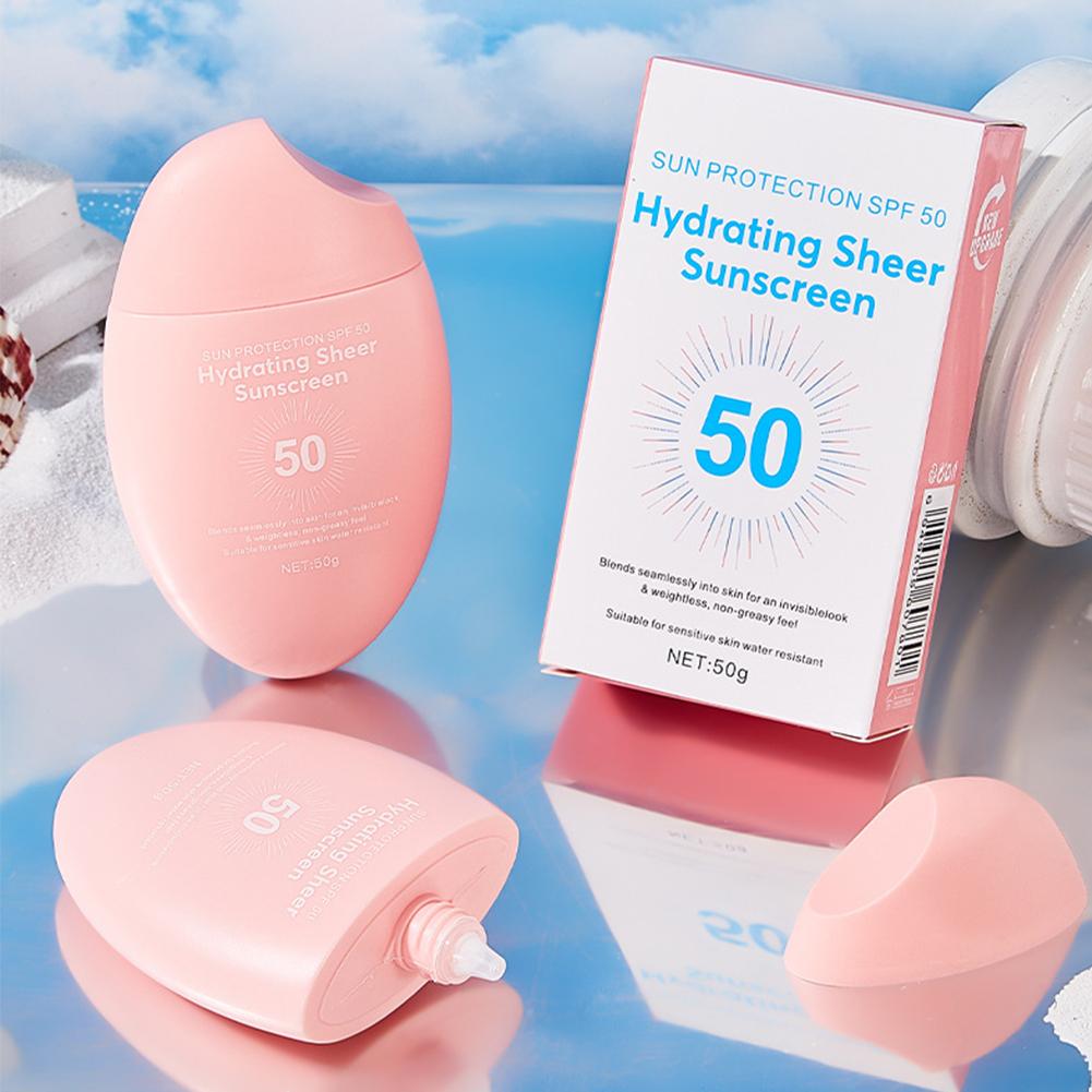 50g Facial Sunscreen SPF50+ So - Spf 50 Waterproof Sunscreen ulasan dan harga