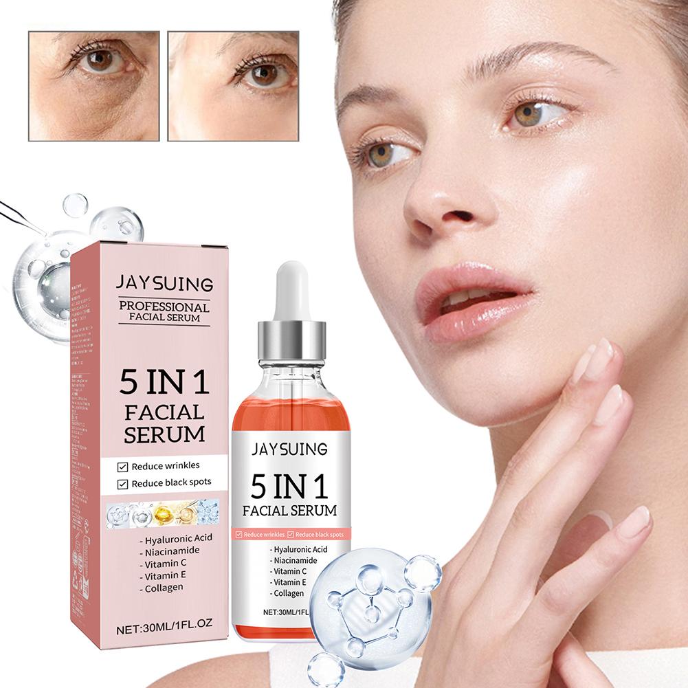 5-in-1 Vitamin C & Hyaluronic  - Niacinamide Pore Shrinking Essence ulasan dan harga
